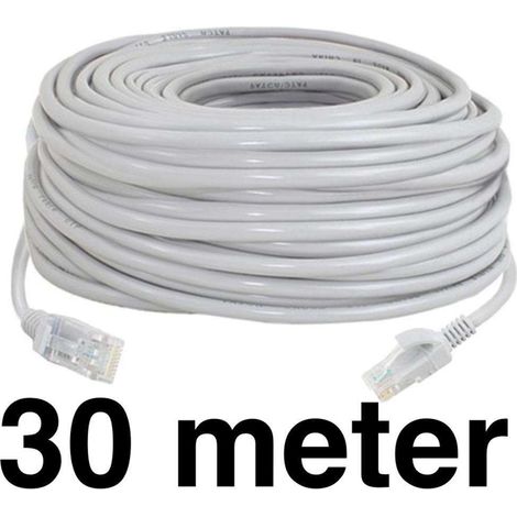 Câble réseau Cat5e de 30 m - Câble Internet (1/5)