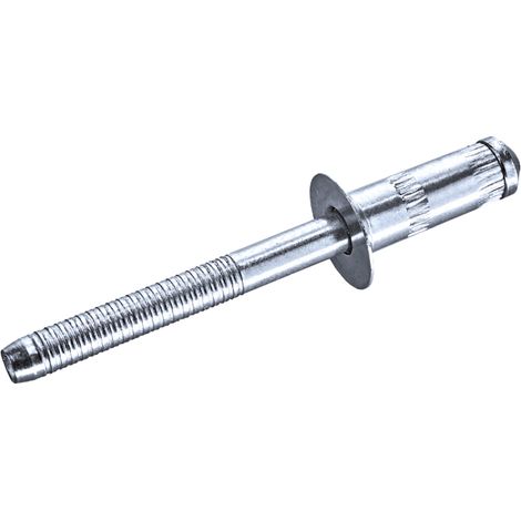 GOEBEL - 500 x Rivet haute résistance, avec bulbe formé 4 x 10 mm - Acier inoxydable A2 / acier inoxydable A2 - Tête fraisée - GO-INOX II - 7240040100 (1/5)