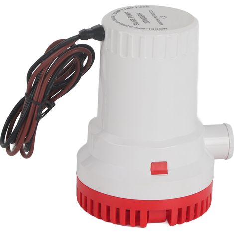 Pompe de cale silencieuse submersible pour bateau, micro-drainage CC pour eaux usées marines, pour bassin et piscine, débit de 2000 GPH, 24 V (1/5)