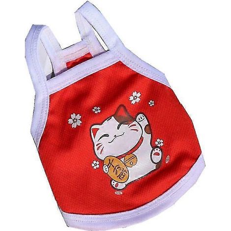 Ropa adorable para perros pequeños con estampado de patos, camiseta de algodón para cachorros y gatos, chaleco de verano para mascotas, ropa para chihuahuas y pugs. (1/5)