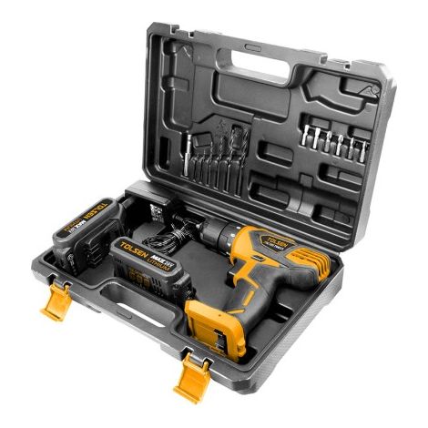 Taladro Inalambrico 20V 2 Baterías + Acces. TOLSEN (1/2)