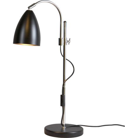 Belid Sway - Lampe de table 1 lumière noir mat, E27