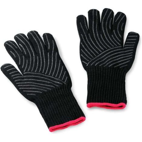 BUNTHAUS PA Guanti da barbecue ignifughi e termoisolanti resistenti alle alte temperature, guanti antiscottatura per forno a microonde da 800 gradi (1/4)