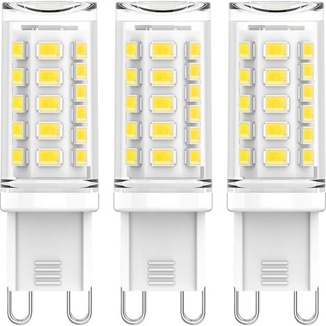 G9 LED Light Bulb Cool White 6000K, 3W 520lm Equivalent to 50W Halogen, 230V (1/5)