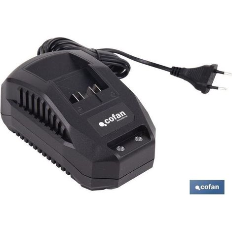 COFAN cargador de baterías 20 v - 2,4 a , Cargador de batería de 20V y DC 2,4 amperios compatible con el sistema 1 For All. Este cargador no solo es eficiente por su uso de compone (1/3)