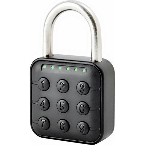 [RM] Cadenas à combinaison sans clé, cadenas à code 6 chiffres pour usage extérieur, facile à utiliser avec code pour salle de sport et armoire, F
