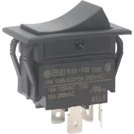 SCI R13-129F Kippschalter für Auto/Boot, 4-poliger Ein/Aus-Schalter, Marineausführung (1/5)