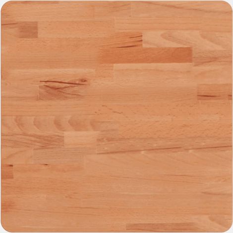 Dessus de table  Dessus de bureau  Plateau de table 40x40x2,5 cm carré bois massif de hêtre