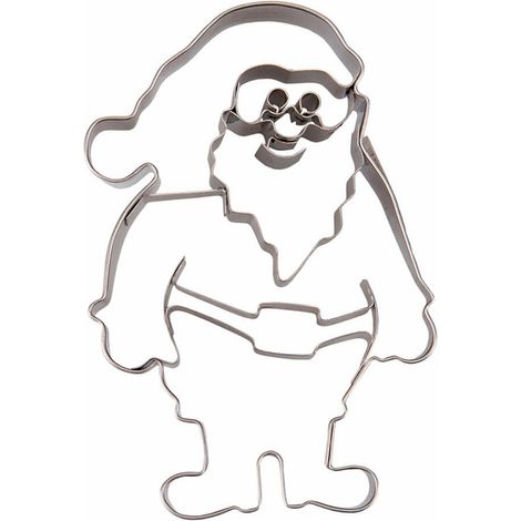 Städter Ausstecher Weihnachtsmann Edelstahl 9 cm (1/4)