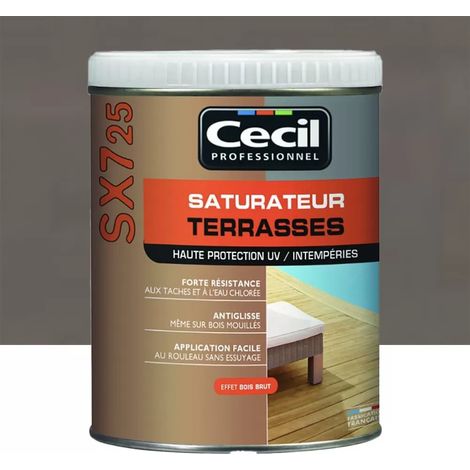 Saturateur Terrasses CECIL SX725 Cèdre gris 1 L