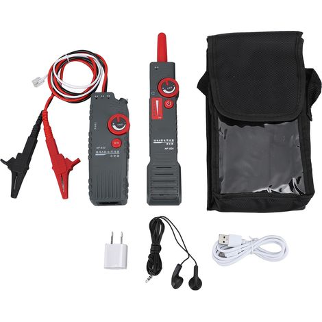 Detector de cables subterráneos NF 820: localizador de cables, detector de cables de pared y tuberías subterráneas, sin interferencias. (1/5)