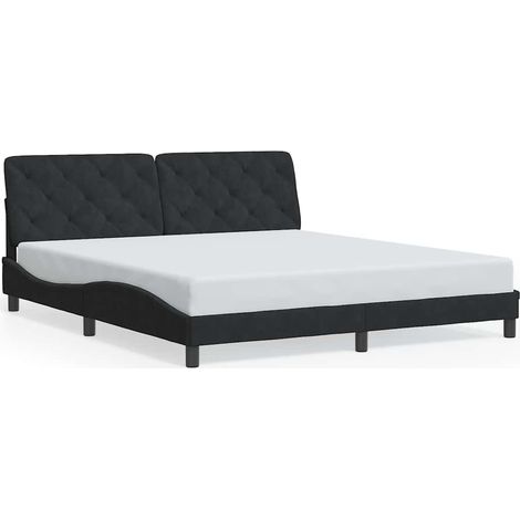 Maison Exclusive - Bettgestell ohne Matratze Schwarz 180x200 cm S