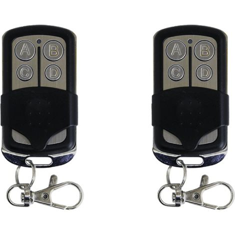 Télécommande radio de portail universelle Jolly Open 4 – Pack de 2 – Émetteur mural pour motorisations – Compatible avec plusieurs marques – Hdme (1/3)