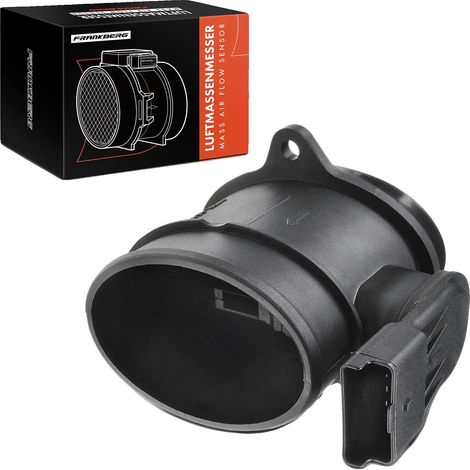 Débitmètre d'air massique, matériau plastique, taille standard, compatible avec plusieurs marques, 5 contacts de connecteur, plusieurs numéros OEM (1/5)