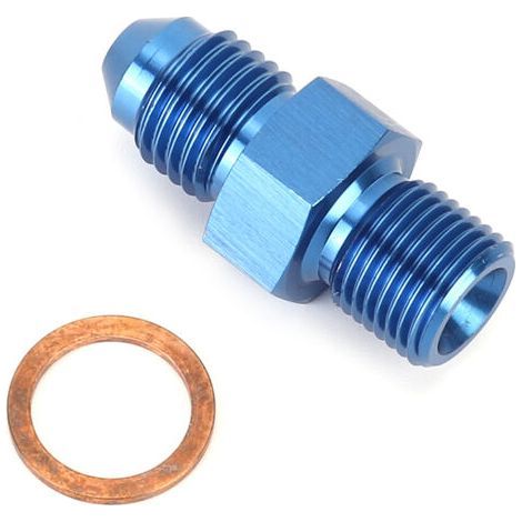 Adattatore connettore di alimentazione olio ristretto da AN-4 (4AN) a M11x1.0 da 1 mm per turbocompressore Garrett (1/4)