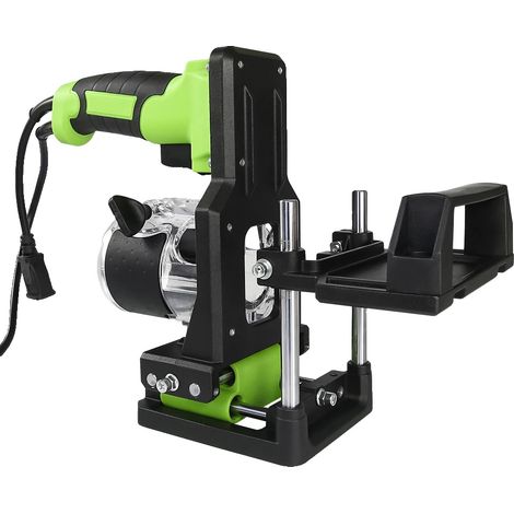 Soporte para máquina ranuradora de madera, altura ajustable, mecanismo de deslizamiento suave. (1/5)