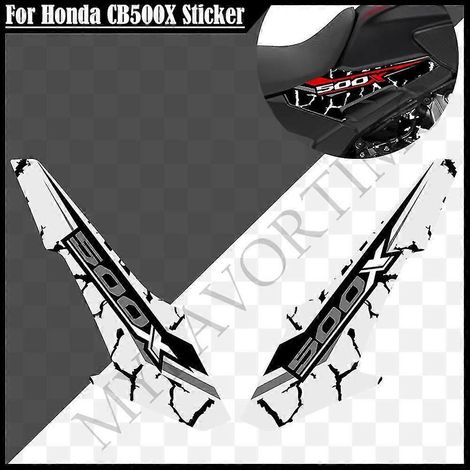 Autocollant de protection de réservoir pour Honda CB500X, emblème de casque, coffre, bagages, carénage, garde-boue (2017-2021) (1/5)