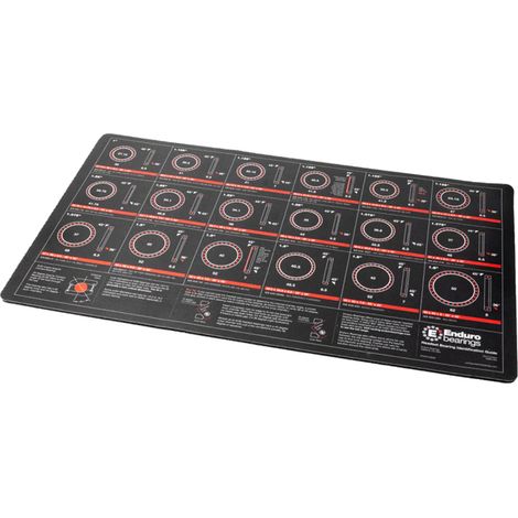 Tapis D'atelier Identification Roulements De Direction - Organisation Pratique En Atelier - Enduro Bearings