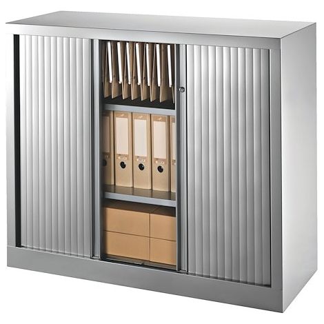 Armoires à rideaux Eco-conçue Décor Monobloc poirier H 100 x L100