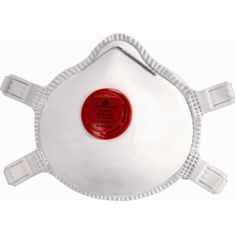 Packung mit 5 Stück FFP3-Filtergesichtsmasken aus synthetischem Vliesstoff DELTA PLUS -M1300VC TU
