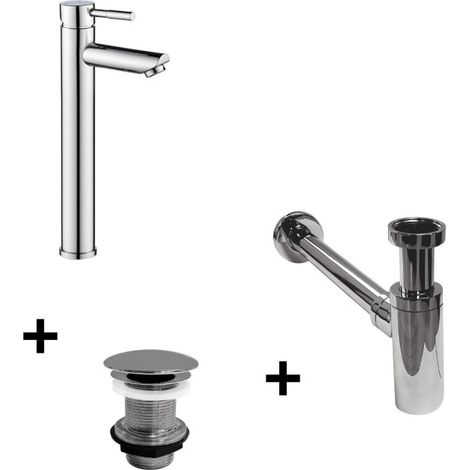 TAP Wasserhahn mit hohem Auslauf + LIV Abfluss + SIMON Siphon (1/5)