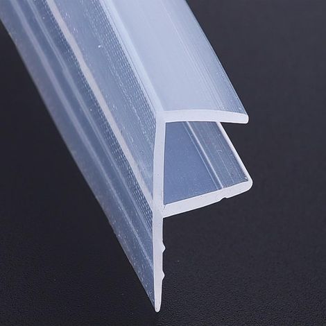 Duschdichtung 200 cm, F für Duschtür 6 mm, Ersatzgummidichtung Wasserabweiser, Glastür (F - 6 mm)