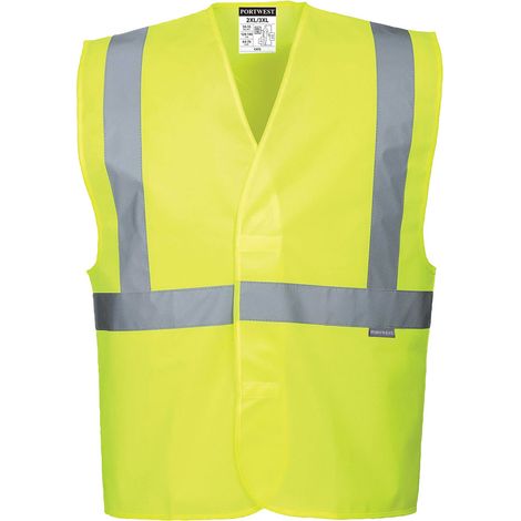 Gilet a bande e spalline Hi-Vis Giallo L/XL (1/2)