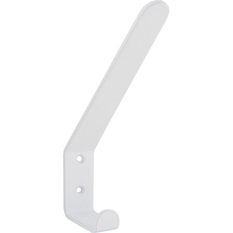 Pohl Huthaken Kleiderhaken Amenti Breite 25mm, Höhe 141mm - Wandhaken für Hüte, Stahl weiß (1/2)