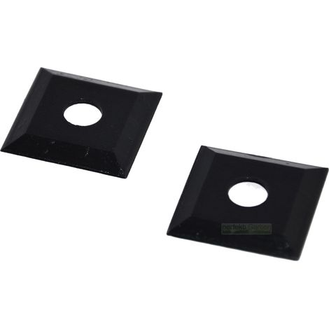 2 X 3,5 CM lame de broyeur / déchiqueteur à bois pour ATIKA AH 300 (AH300) (1/3)