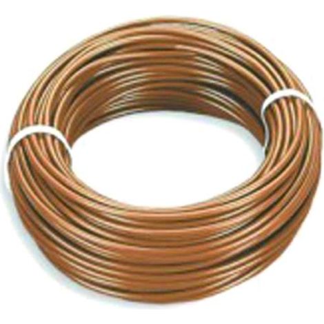 Cavo Elettrico Unipolare Marrone 100Mt Sez. 1X1,5