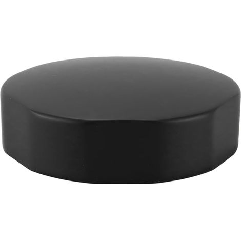 Bouton rotatif de baignoire 74 mm, en laiton noir, avec système anti-débordement et contrôle du débit d'eau (1/5)