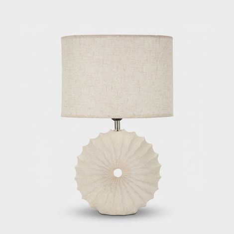 Lámpara de mesa de cerámica con pantalla Sea Star Poise L (1/5)