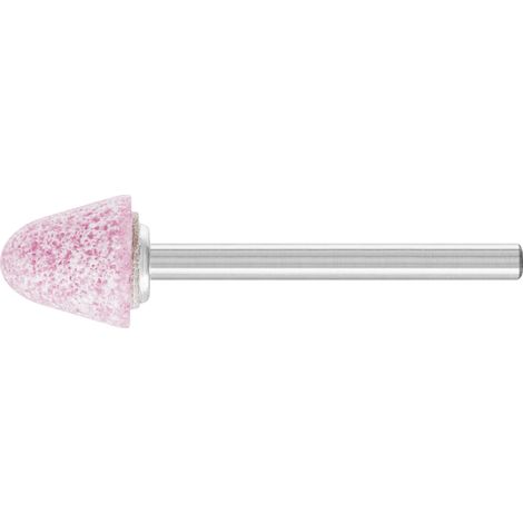 PFERD TOOLS STEEL EDGE Schleifstift Kegel Ø 10x10mm Schaft-Ø 3 mm A46 für Stahl- und Stahlguss 10 Stk