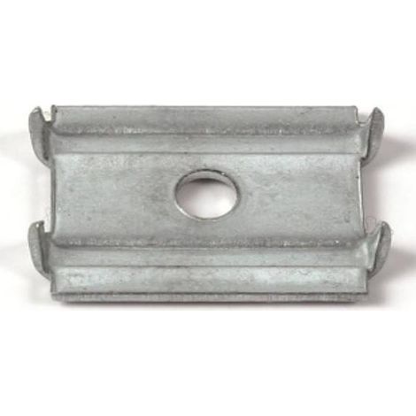 PIASTRINA 4 PUNTE mm. 21X17 ZINCATA