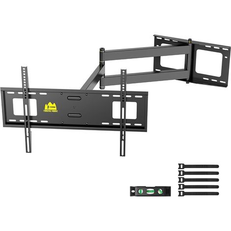 TV Wandhalterung VESA 600x400 50kg 1090mm Neigbar Drehbar 37-80 Zoll (1/5)