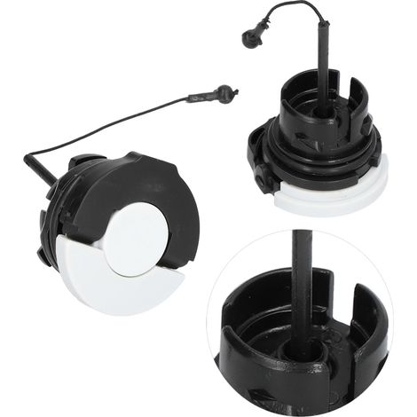 Lot de 2 bouchons de réservoir d'essence pour tronçonneuse/débroussailleuse STIHL MS210, MS250 et MS360. Couvercle de réservoir d'essence/d'huile moteur. (1/5)