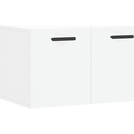 Maison Exclusive - Armario de pared madera de ingeniería blanco 6 (1/5)