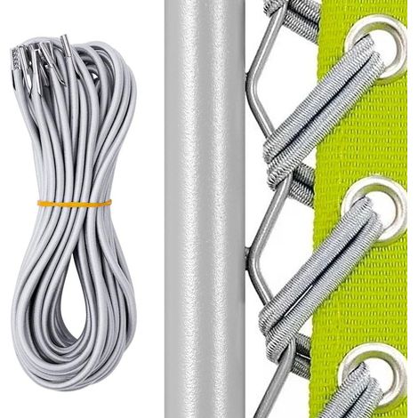 Remplacement Corde, 4Pcs Corde Remplacement élastiques Universelle, Lacets Elastiques Zero Gravity Chaise pour Transat Pliante Inclinable Chaises, Fauteuil Relax, Chaise Longue (1/5)