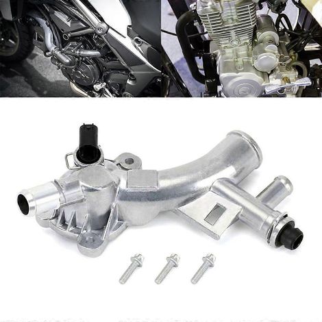 Boîtier de thermostat de liquide de refroidissement automobile, connecteur à trois voies en aluminium pour 25193922 55565334 (1/4)