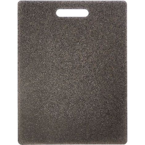 Schneidebrett – Kunststoff, Anthrazit, ca. 1 Stück, Schwarz, 36,5 x 27,5 cm (1/4)