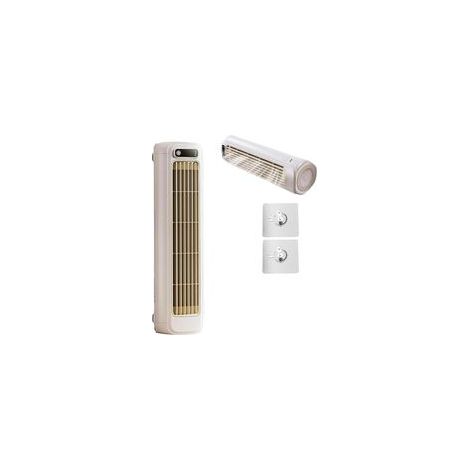 Ventilateur colonne portable 3 vitesses – Silencieux et économe en énergie – Fixation murale pour chambre et bureau – Design compact (1/5)