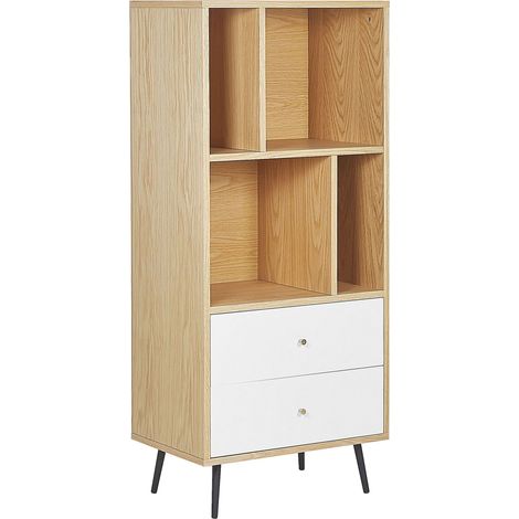 Shelving Unit RICHMOND 139 cm Light Oak (1/5)