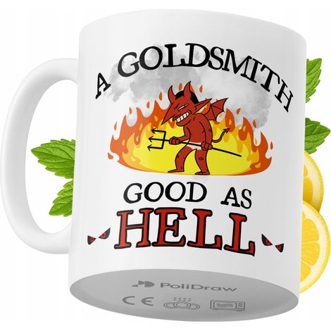 Taza para orfebre. Divertida taza de café o té con diseño gráfico y texto humorístico. Taza ideal para cumpleaños, santos, días festivos. Taza premium para ocasiones especiales en casa, la oficina o e (1/5)