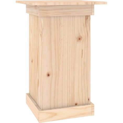 Soporte para plantas madera maciza de pino 40x40x60 cm vidaXL (1/5)