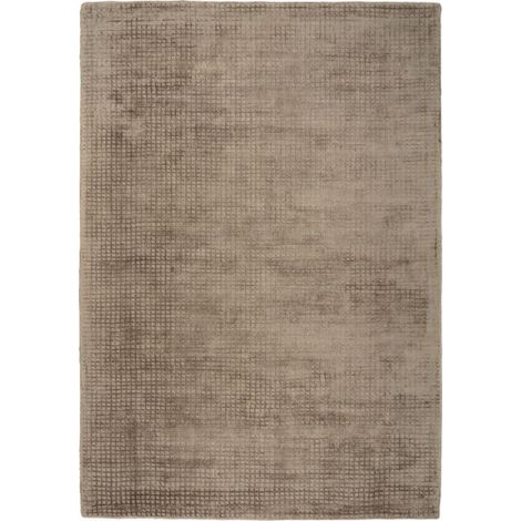Tapis Déco Tissé à la Main "Bridget" Taupe 80 x 150 cm (1/2)