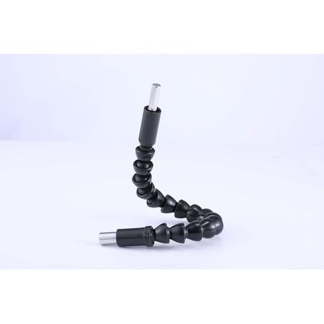 Foret à angle droit et kit d'extension d'angle flexible pour perceuse ou adaptateur de douille de tournevis, rapide et facile dans les zones de travail étroites Lot de 3 (1/4)