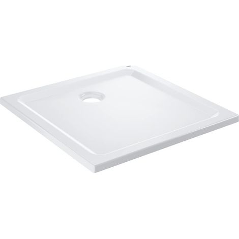 Grohe – Receveur de douche acrylique 80x80 cm – Blanc alpin – Épaisseur 3,2 mm – Résistant aux rayures – Installation verticale/horizontale – 39302000 (1/7)