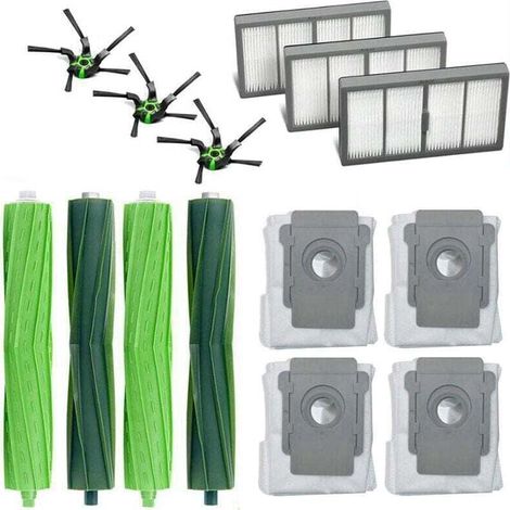 Convient pour irobot roomba S9 S9 + accessoires de robot de , XU,balayage de sol brosse roulante bord brosse filtre sac filtrant - KZQ (1/3)