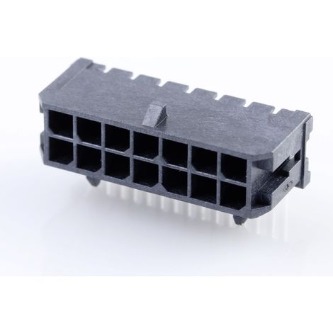Molex Einbau-Stiftleiste (Standard) Polzahl Gesamt 14 Rastermaß: 3 mm 430451400 1 St. Tray