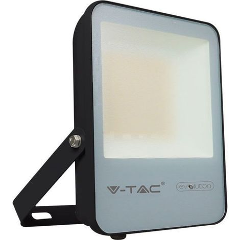 Foco LED V-TAC Samsung de 30 W, 157 lm/W, color negro, blanco frío, IP65
